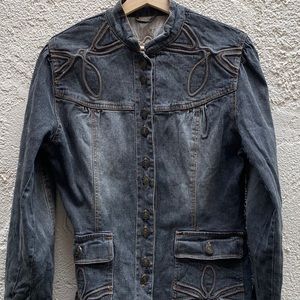 Vintage Acid Wash Denim Jacket